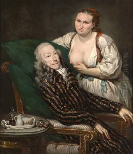 CountFranz de Paula von Hartigand his wife Eleanore asCaritas Romana CountFranz de Paula von Hartigand his wife Eleanore asCaritas Romana
