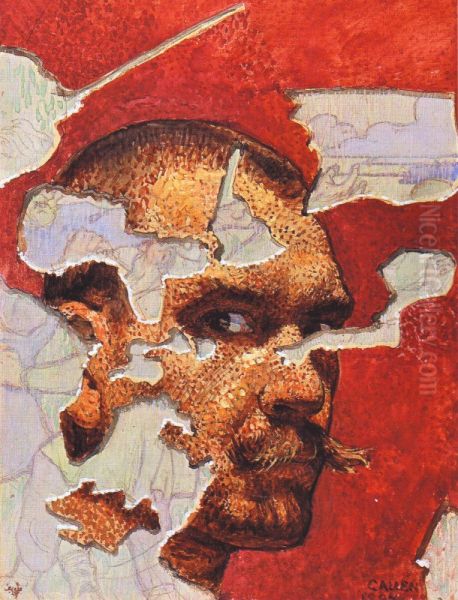 Self-Portrait in Fresco - view 1