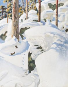 The Lair of the Lynx by Akseli Valdemar Gallen-Kallela