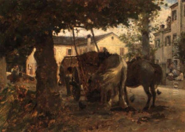 Horses resting - view 1
