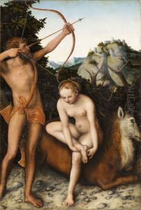Apollo e Diana by Lucas Cranach the Elder