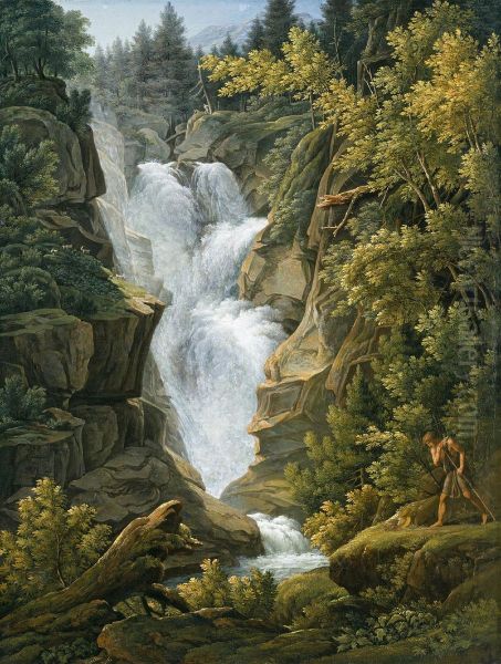 Waterfall in the Bern Highlands - view 1