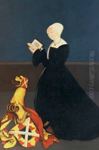 Portrat der Magdalena, Grafin von Montfort, geb. von Ottingen by Bernhard Strigel