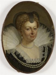 Portrait de Marie de Medicis by Jean-Marie Ribou