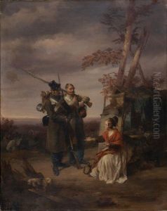 La vivandiera (1846) by Domenico Induno