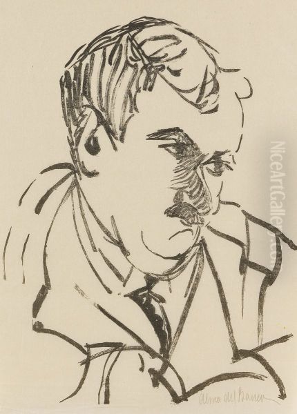 Portrait August Wilhelm Hunzinger - view 1