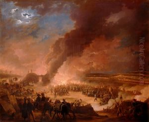 Eve of the Battle of Austerlitz, 1805 by Louis Albert Guislain Bacler d'Albe