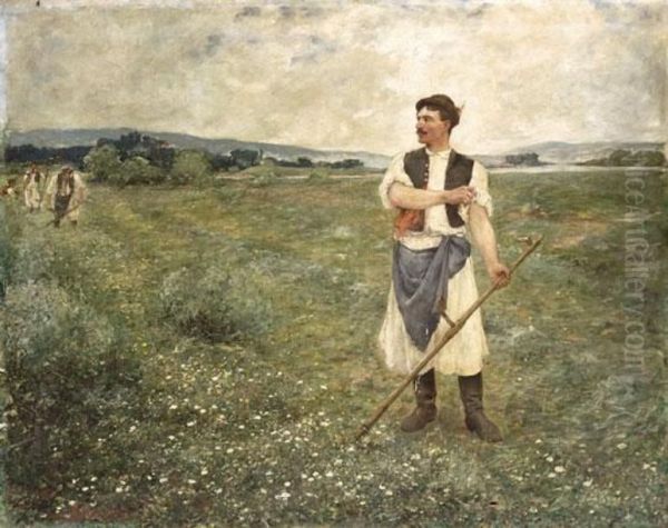 Man with Scythe - view 1