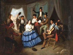 Baile en una caseta de feria