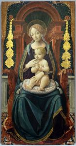 Thronende Madonna mit Kind Thronende Madonna mit Kind