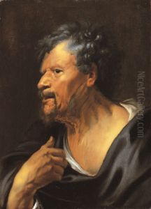 Head of an old man Head of an old man