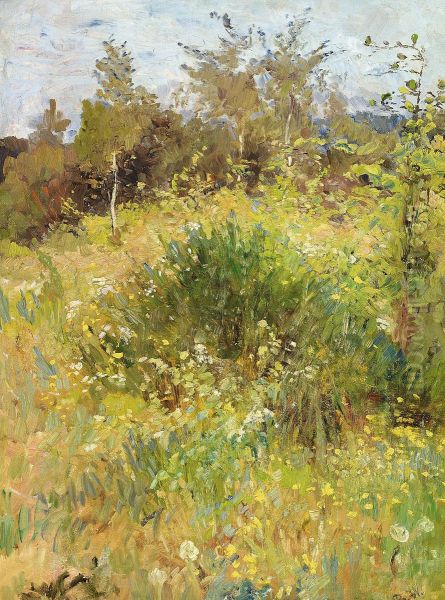 Summer landscape. Impressionist style. - view 1