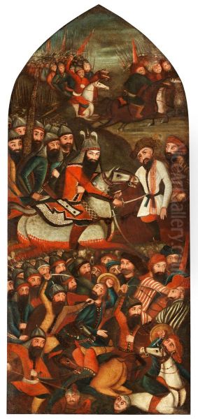 A Persian prince defeats the Russian Army. - view 1