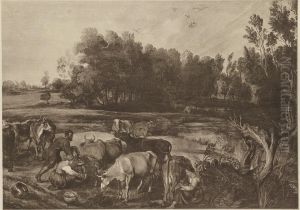 Landscape with cattle