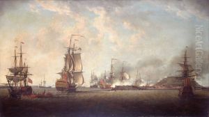 Attack on Goree 29 decembre 1758 by Dominic Serres