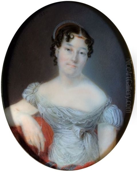 Portrait of Adele Clerget nee Melling - view 1