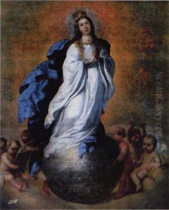 Inmaculada Concepcion (Zurbaran, 1658) by Francisco De Zurbaran
