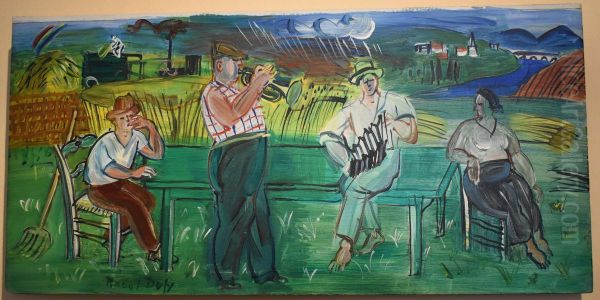 Musiciens a la campagne - view 1