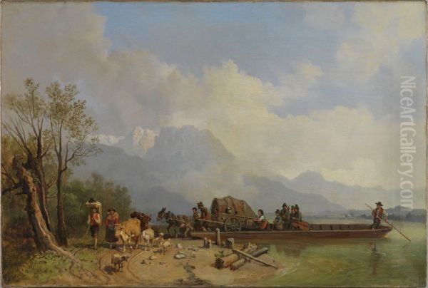 Arrival of the ferry - view 1