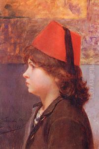 Retrato de nino by Alfredo Valenzuela Puelma