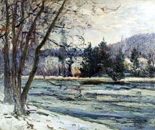 La glace, etang de Ville d'Avray - view 1