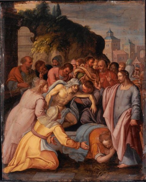 The raising of Lazarus - view 1