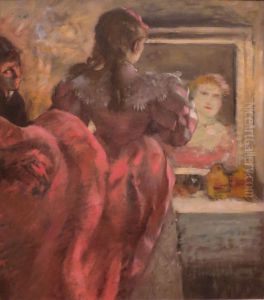 Actress in her Dressing Room by Edgar Degas