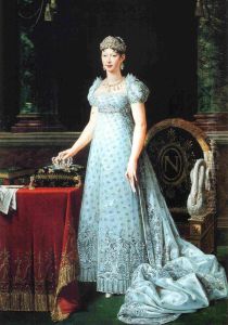 Portrait of Marie-Louise of Austria, wife of Napoleon and empress of France by Robert Lefevre