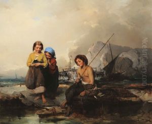 Giovani pescatori by Domenico Induno