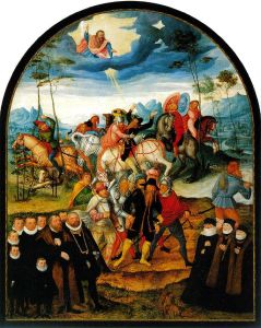 The Conversion of Saul by Lucas Cranach the Youngerand workshop