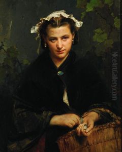A girl doing the shopping bill