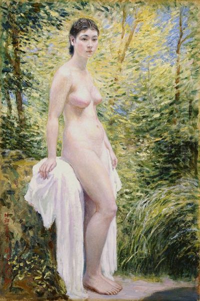 Nude by the Waterside - view 1