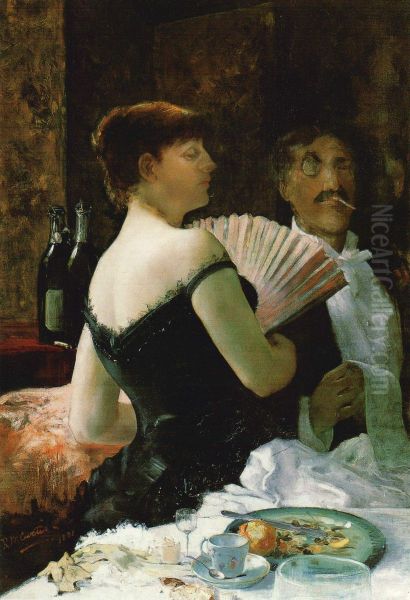 James McNeill Whistler at a Party - view 1