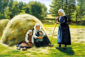 Haymaking Quimperle by Ralph Todd