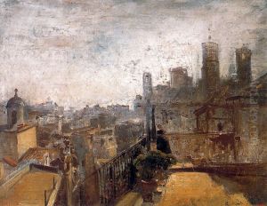 Vista de Barcelona des de la riera de Sant Joan