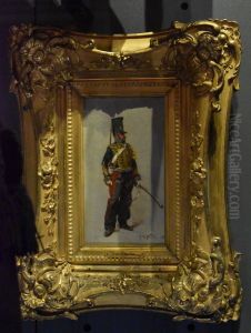 Hussard du 7e Hussards de la Monarchie de Juillet 1840-1845 by Alphonse de Neuville