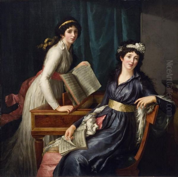 Two Women Making Music - view 1