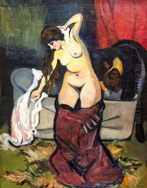Girl in bath - view 1