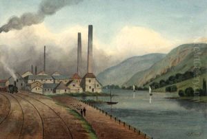 Les usines de la Vieille Montagne a la Mallieue (Saint-Georges-sur-Meuse) by Fussell, Joseph