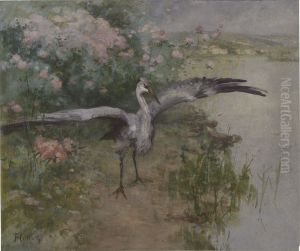 The Heron by Ferdinand Heilbuth