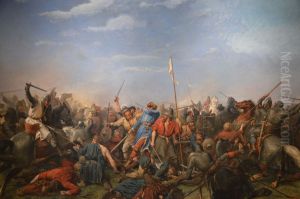 The Battle of Stamford Bridge by Peter Nicolai Arbo