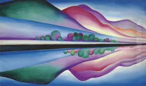 Lake George Reflection by Georgia O'Keeffe