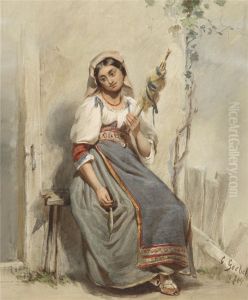 The spinner by Carl Goebel