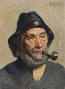 Portrait of a fisherman.