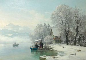 Wintertag am See.