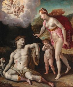 Venus mourning the death of Adonis by Andrea Boscoli