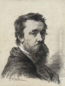 Portrait of Victor Dupre by Jean-Francois Millet