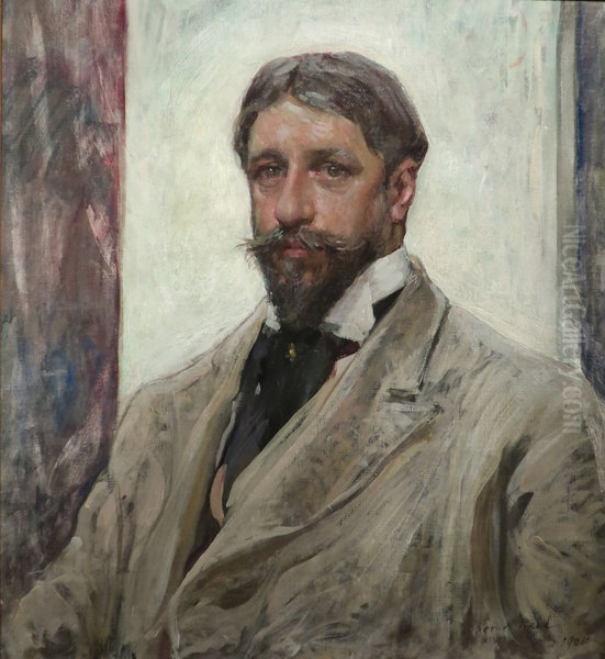 Self-portrait of Robert Lewis Reid - view 1