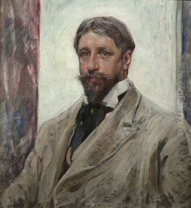 Self-portrait of Robert Lewis Reid Self-portrait of Robert Lewis Reid