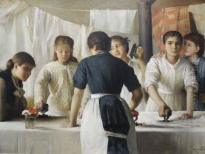 Women Ironing Women Ironing